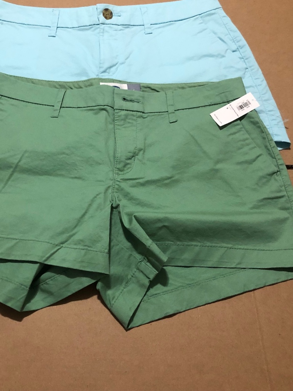 2 pair Old Navy Relaxed Fit Mid-Rise Everyday Shorts